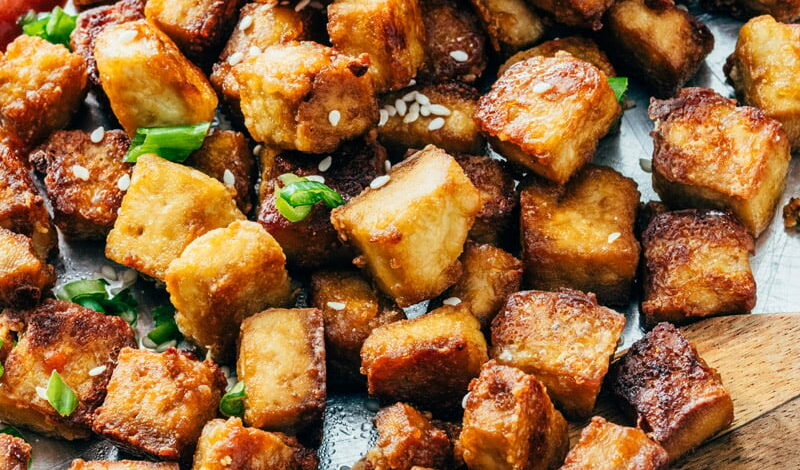 TOFU WITH A BARBECUE SAUCE