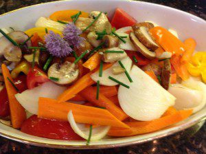SIMPLE VEGGIES WITH CHIVES SAUTE