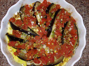 ROASTED EGGPLANT WITH PINE NUTS