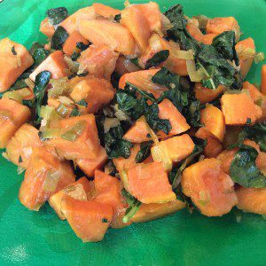 KALE AND SWEET POTATO SAUTÉ