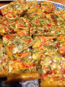 VEGGIE AND EGG SQUARES