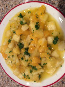 MANGO AND PINEAPPLE SALSA