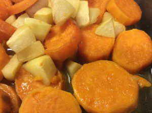 ROASTED SWEET POTATOES AND APPLES