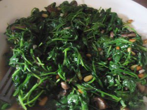 SPINACH SAUTE’