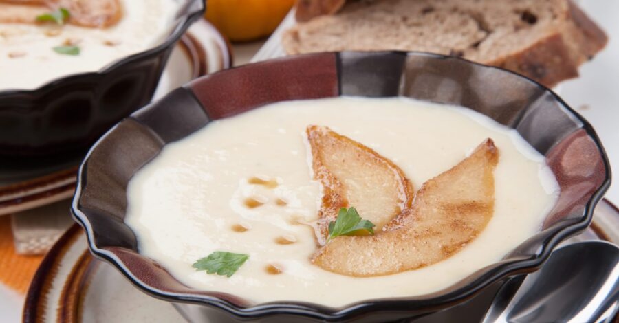 WARM PEAR SOUP