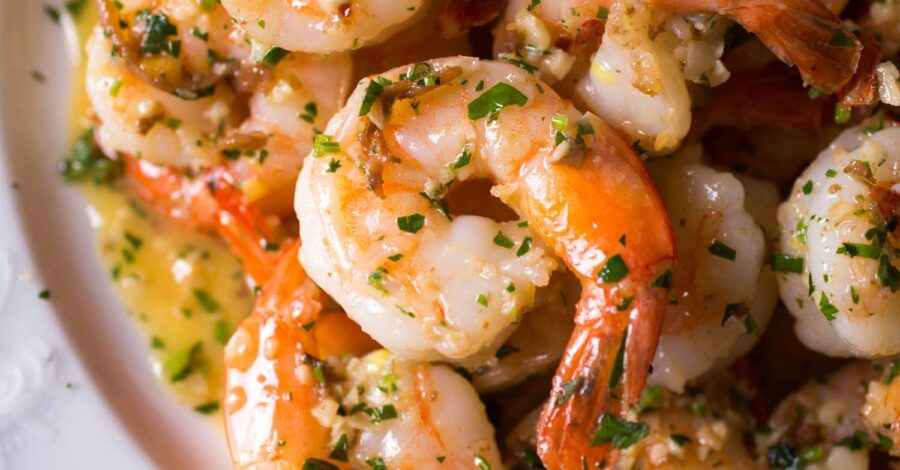 LEMON SHRIMP SAUTE