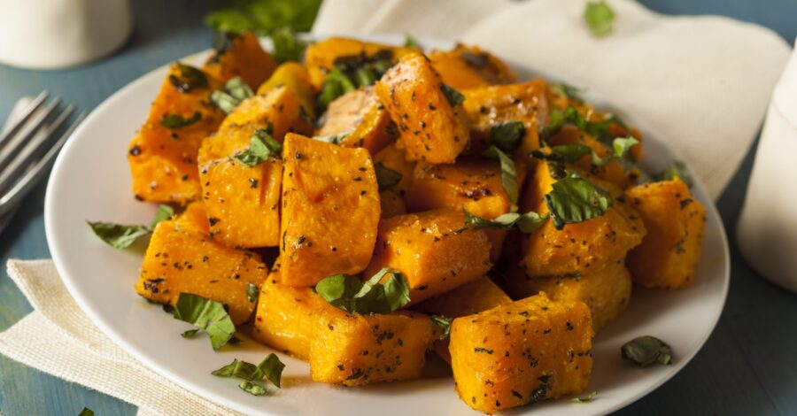 BAKED BUTTERNUT SQUASH