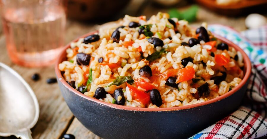 BLACK BEANS AND RICE