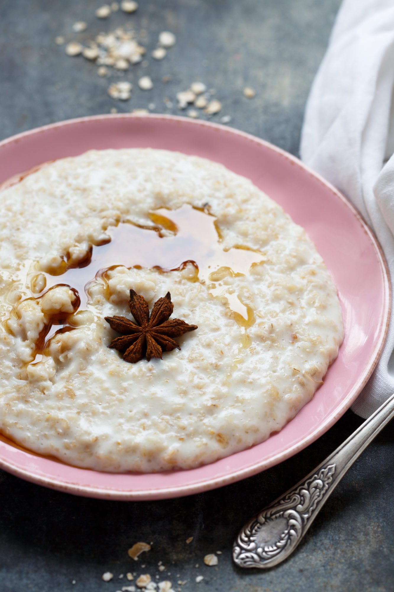 Oatmeal with maple syrup