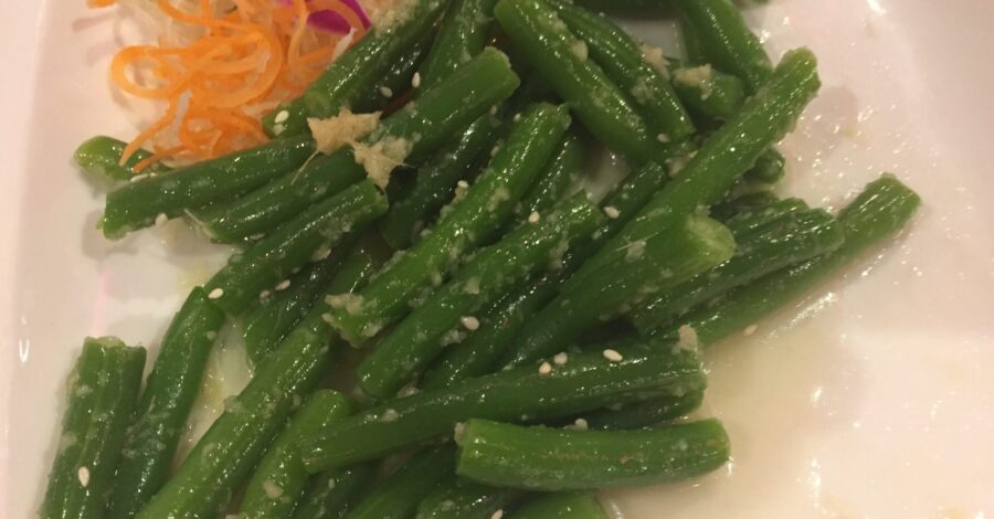STRING BEANS AND GINGER