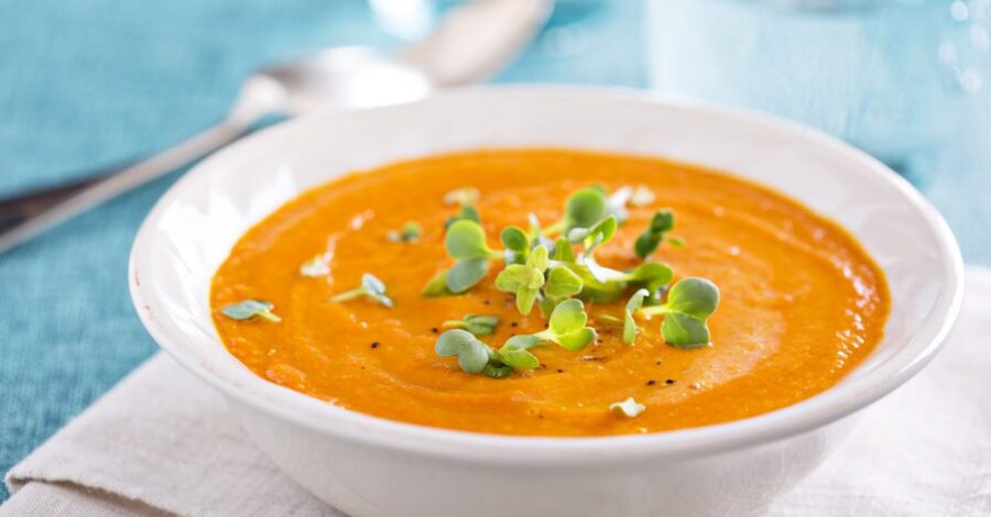 CARROT AND GINGER SOUP