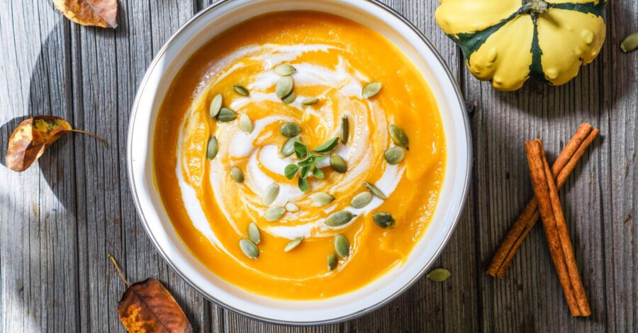 KABOCHA WITH GINGER SOUP