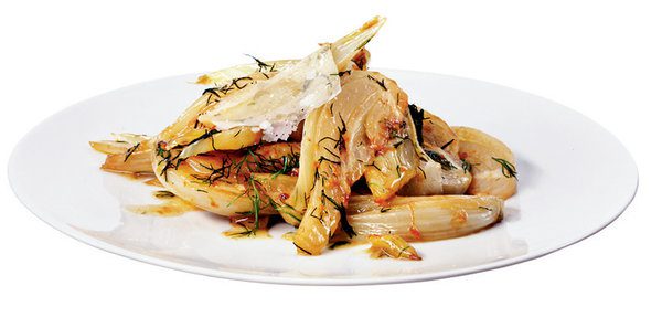 BRAISED FENNEL WITH MEYER LEMON