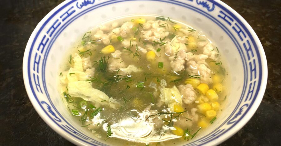 CHICKEN CORN SOUP