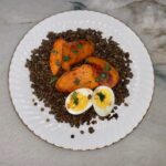 Quarantine Cooking: Lentils with Roasted Spiced Sweet Potatoes