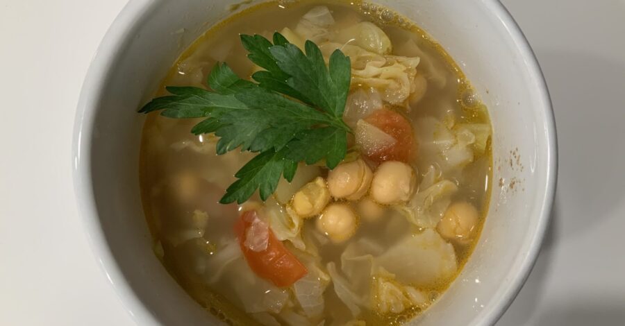 CHICKPEA AND CABBAGE SOUP