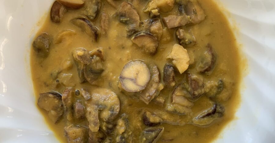 MUSHROOM AND CHESTNUT STEW