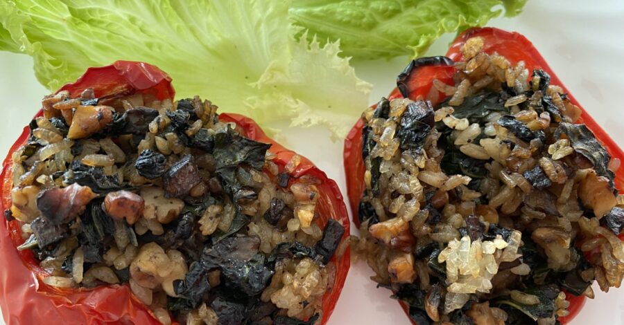 MUSHROOM STUFFED PEPPERS