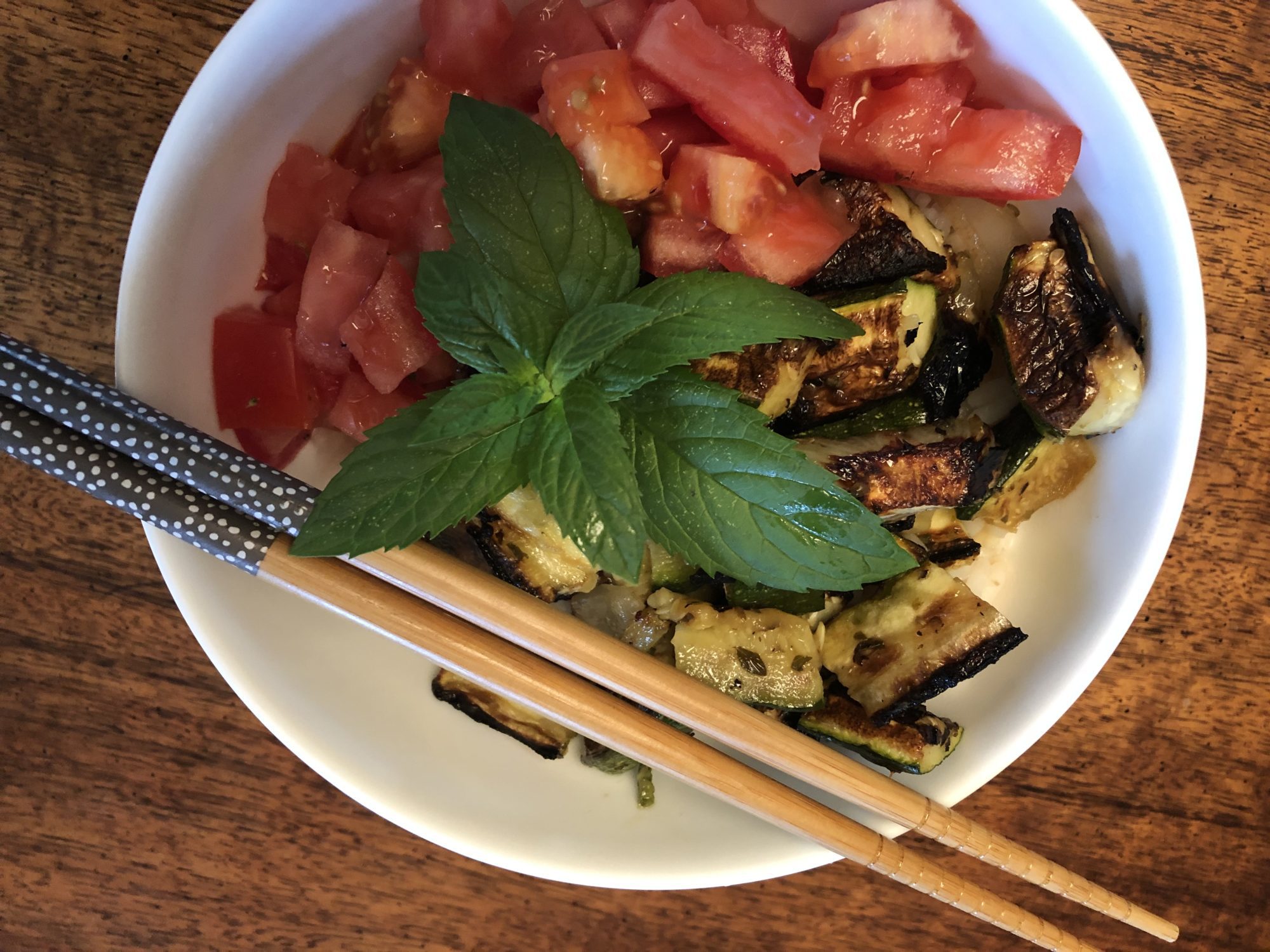 Zuchinni nut bowl