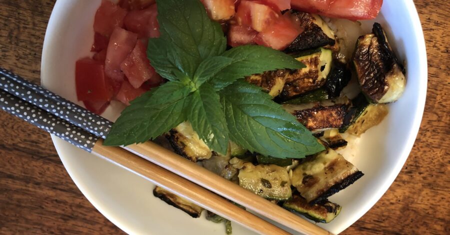 ZUCCHINI PINE NUT BOWL