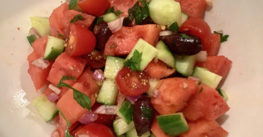 MONICA’S WATERMELON SALAD