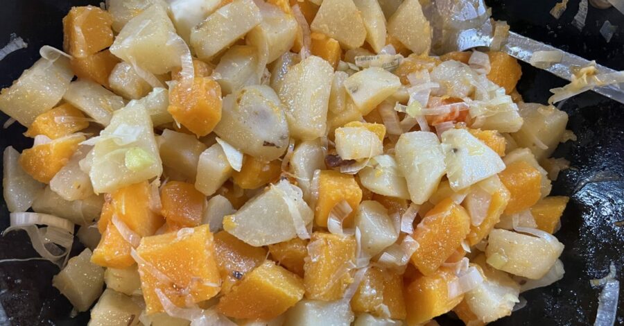 POTATO WITH BUTTERNUT SQUASH