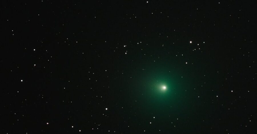 February’s Celestial Gifts: Green Comet and Full Snow Moon