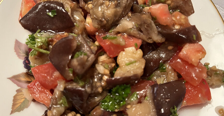 WARM EGGPLANT SALAD