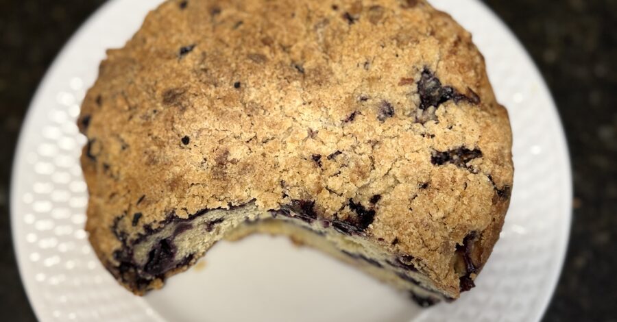 BLUEBERRY-RICOTTA CRUMB CAKE
